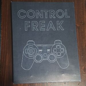 Hobby Lobby Black Control Freak Gaming Controller Canvad Frame